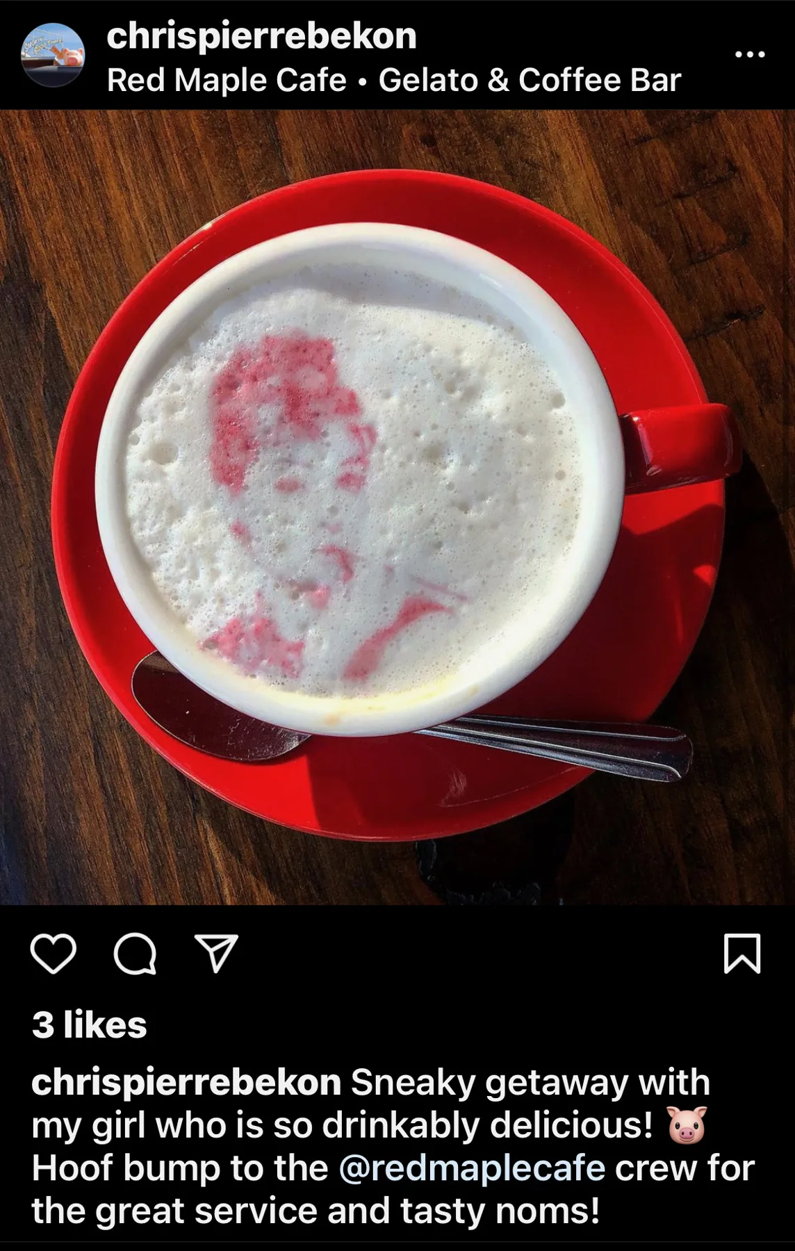 Guest photograph shared on Instagram