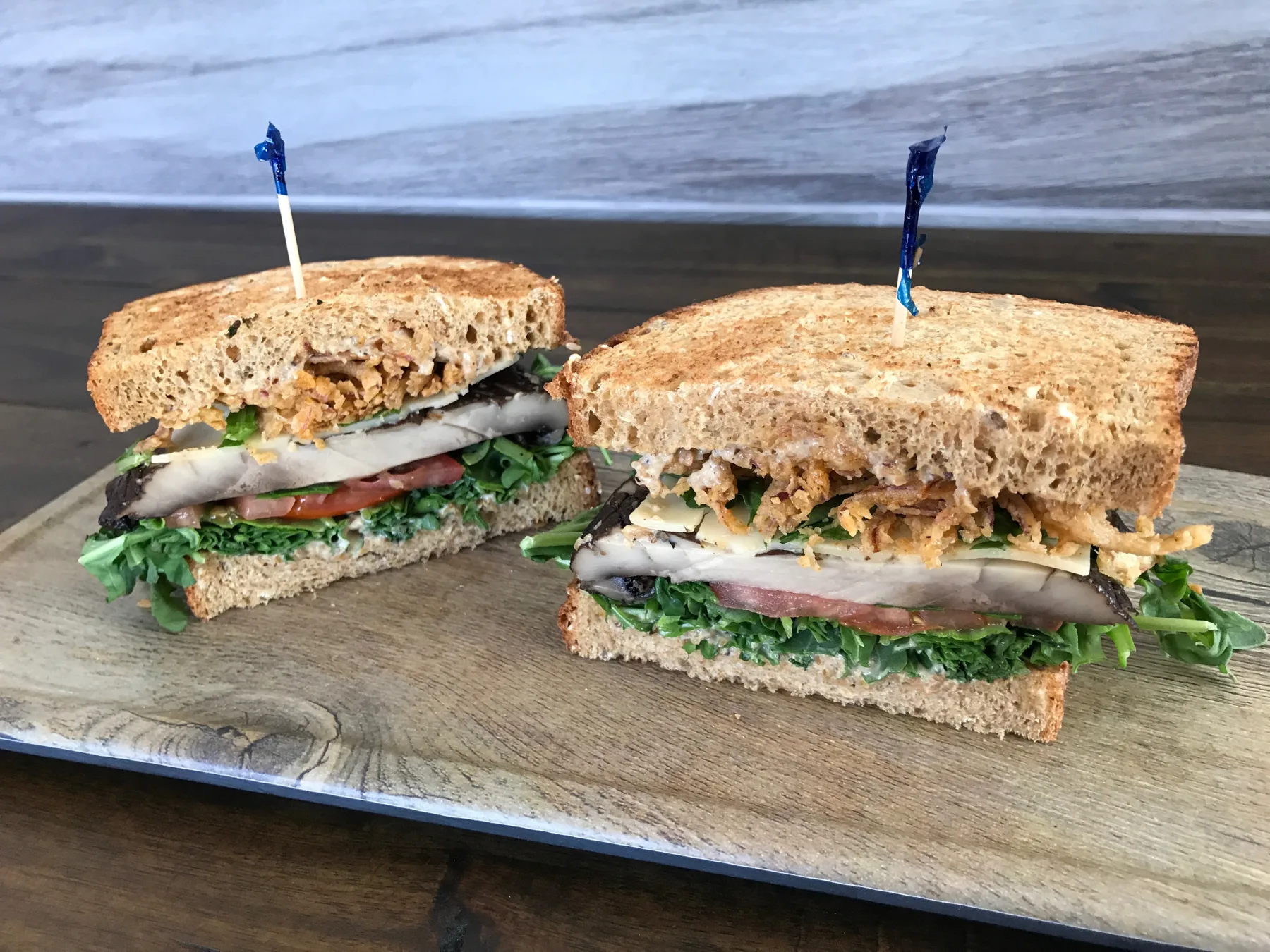 Tuna sandwich on sourdough