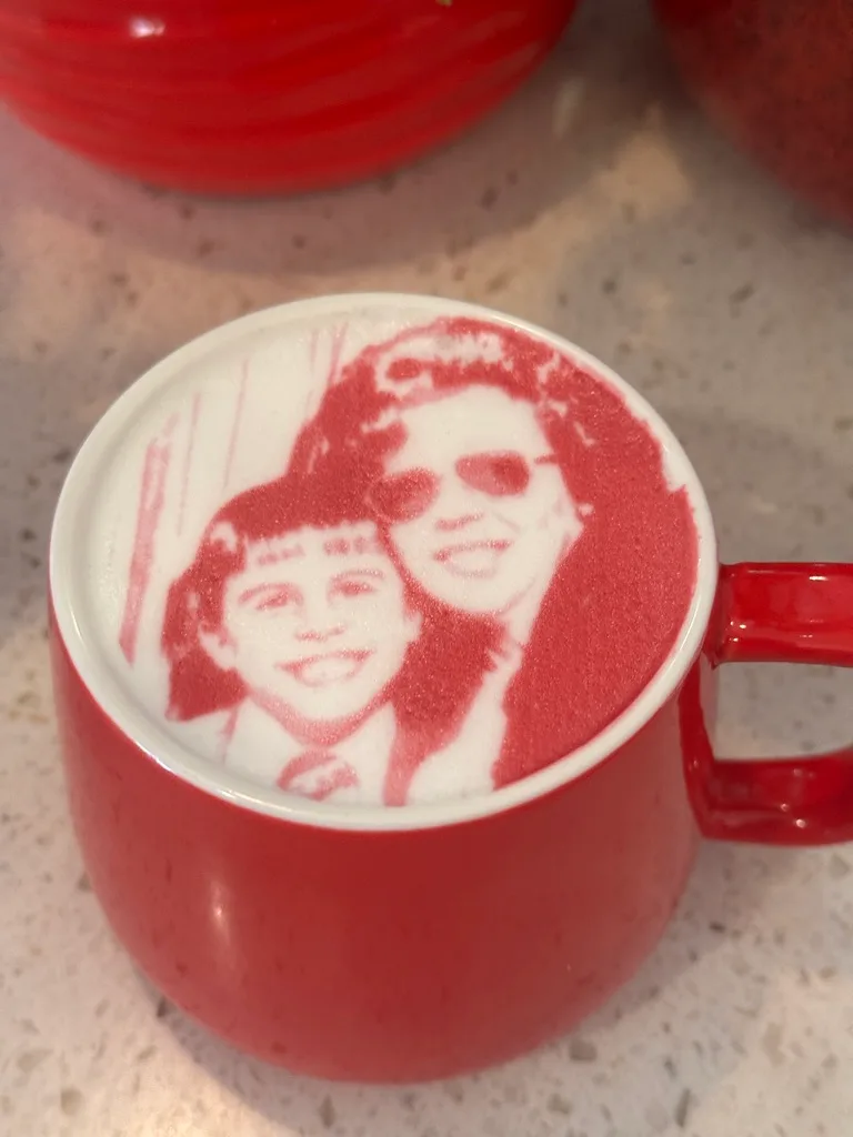 Hot Latte w/ Personalized Image